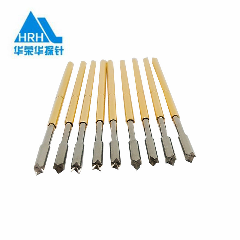 G1353-Q探針、四爪頭探針、1.36mm測試針、總長36.5mm、彈簧針圖片、測試針圖片、頂針圖片、探針圖片