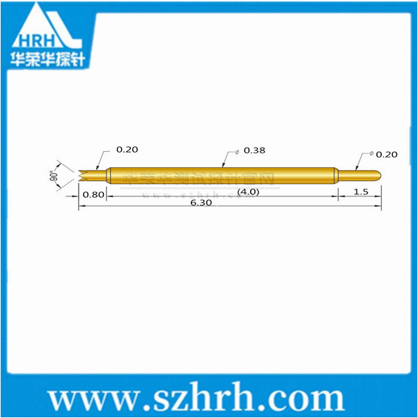 038-UJ-6.3L，華榮華雙頭測試探針廠家