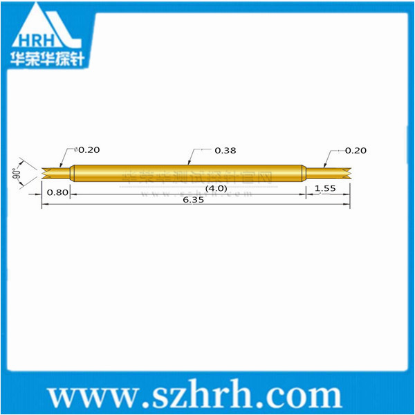 038-UU-6.3L，華榮華雙頭測試探針廠家